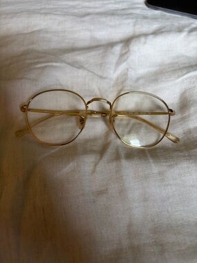 Ray Ban Gold Round Prescription Glasses